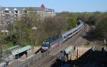 NJT 4527 leads westbound NJT 8529 on the RVL